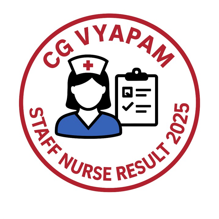 CG Vyapam Staff Nurse Result 2025