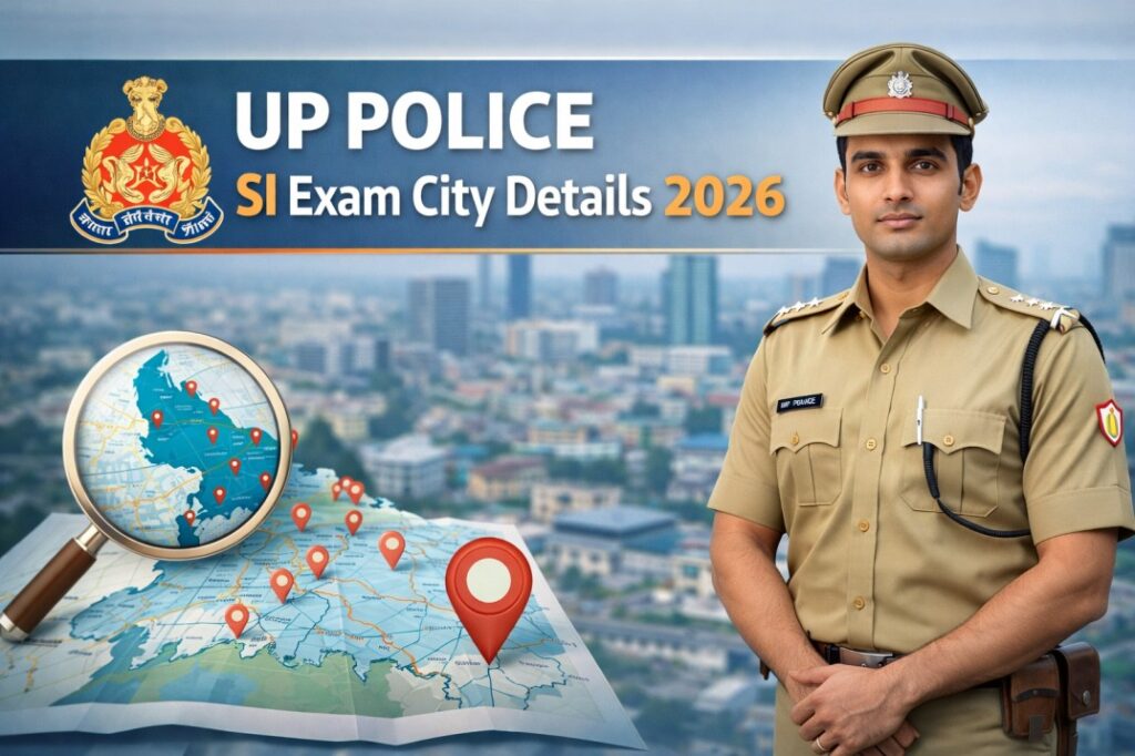 UP Police SI Exam City Details 2026 Out – Check Exam City, Exam Date & Admit Card
