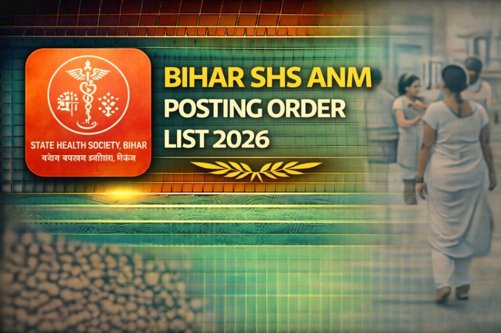 Bihar SHS ANM Posting Order List 2026 Out – Download District Wise PDF