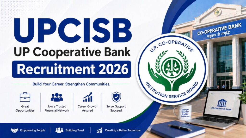 UPCISB UP Cooperative Bank Recruitment 2026 – Apply Online for 2085 Various Posts